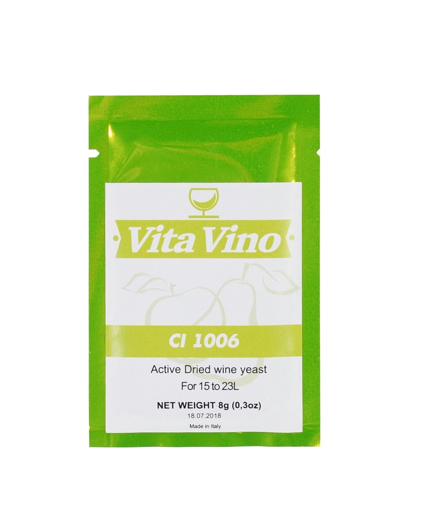 Дрожжи винные Vita Vino CL-1006, 8 гр - фото