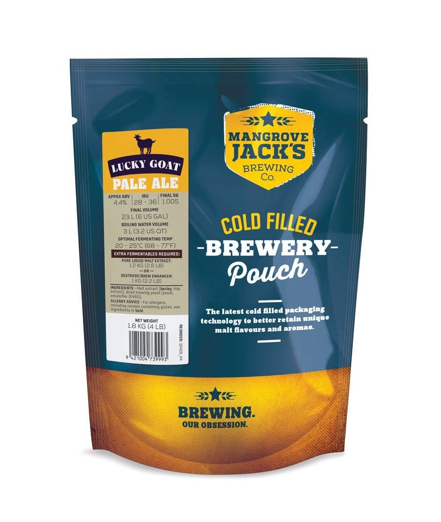 Солодовый экстракт Mangrove Jack's Lucky Goat Pale Ale, 1.8 кг - фото