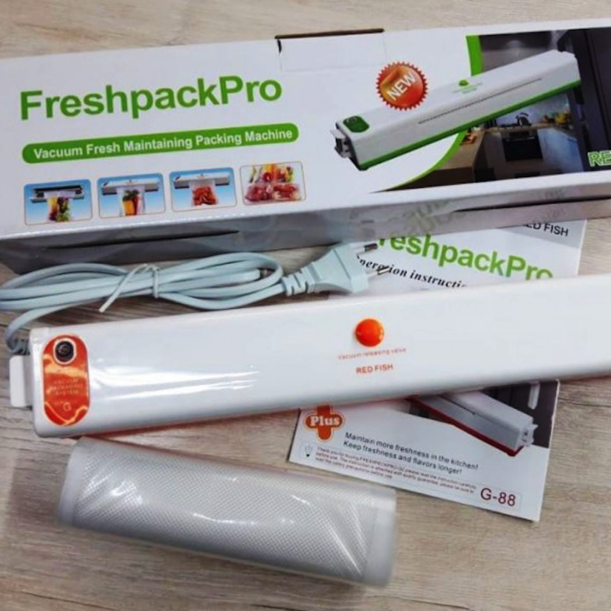 Вакууматор Fresh Pack + 10 вакуумных пакетов - фото