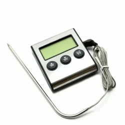 Термометр цифровой, с выносным датчиком и звуковым оповещением- фото3